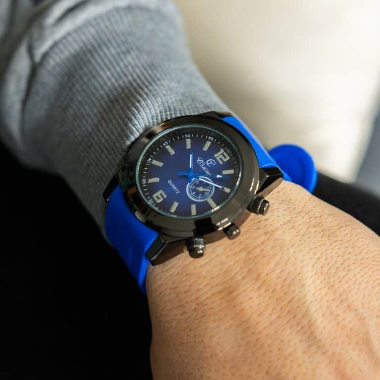 Montre pour Homme en Silicone Bleu CHTIME