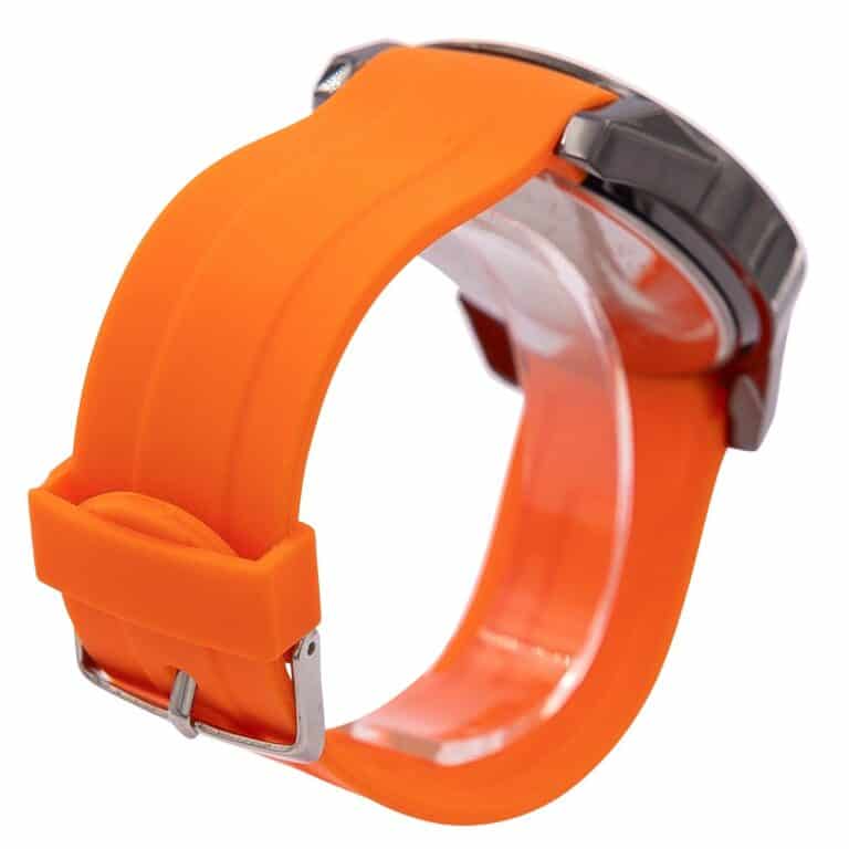 Incroyable Montre Homme Silicone Orange CHTIME