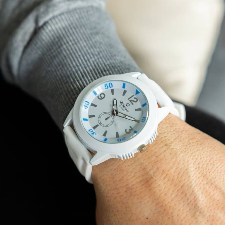 Montre Homme Matière Silicone Blanc CHTIME