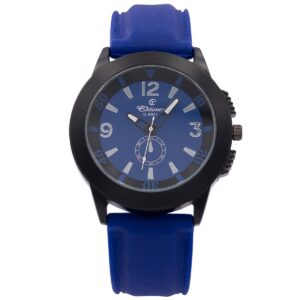 Votre Montre Homme Silicone Bleu CHTIME