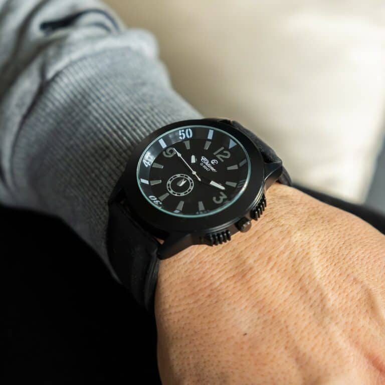 Montre Homme en Silicone Noir CHTIME