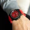 Montre Homme Silicone Bracelet Rouge CHTIME