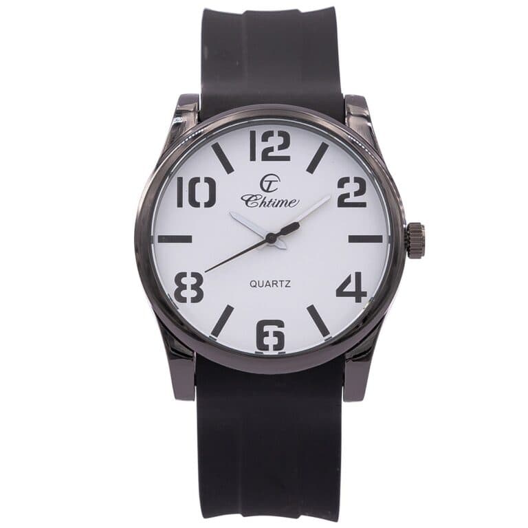 Montre d'Homme Silicone Noir CHTIME