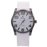 Très Belle Montre Homme en Silicone Blanc CHTIME