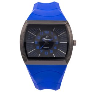 Magnifique Montre Homme Silicone Bleu CHTIME