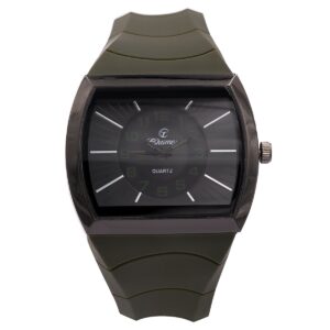 Sublime Montre Homme Silicone Vert CHTIME