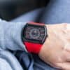 Votre Montre pour Homme Silicone Rouge CHTIME