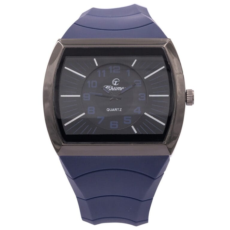 Jolie Montre Homme Silicone Bleu CHTIME
