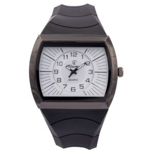 Montre Homme Silicone Couleur Noir CHTIME