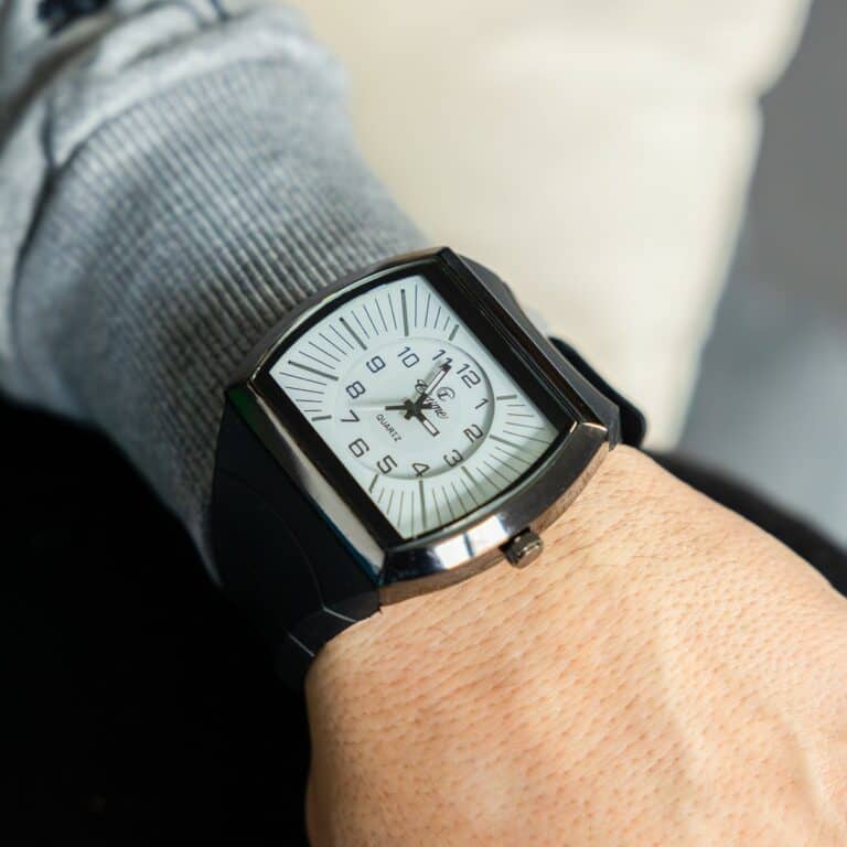 Montre Homme Silicone Couleur Noir CHTIME