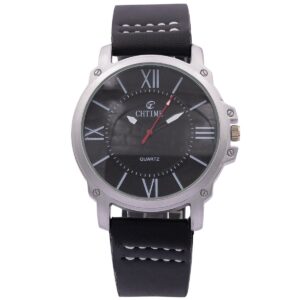 Montre Pas Chère pour Homme Noir CHTIME