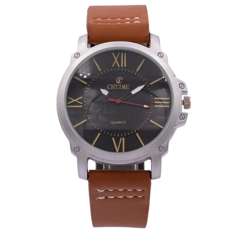 Montre pour Homme Bracelet Marron CHTIME