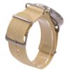 Montre Homme en Tissu Beige CHTIME