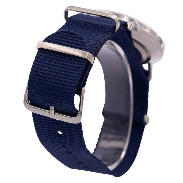 Elégante Montre Homme Tissu Bleu CHTIME