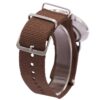 Sublime Montre Homme Tissu Marron CHTIME
