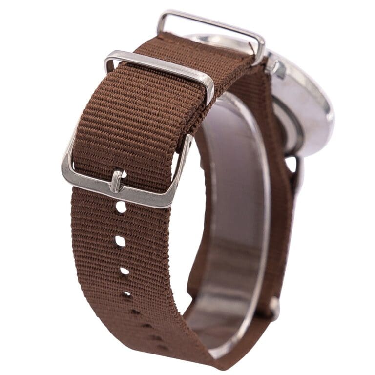 Sublime Montre Homme Tissu Marron CHTIME