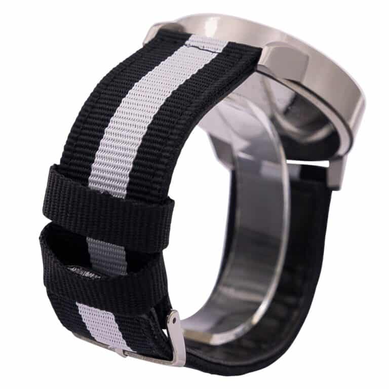 Montre Homme en Tissu Noir CHTIME