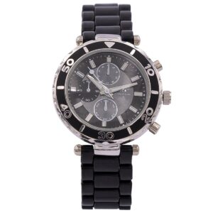 Montre Femme en Plastique Noir CHTIME