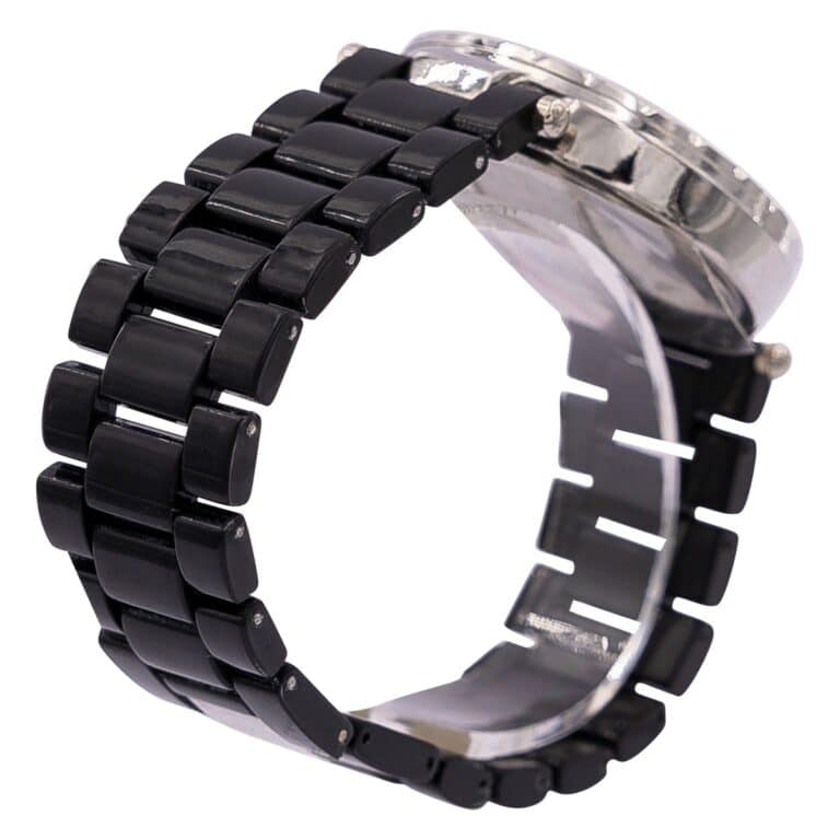 Montre Femme en Plastique Noir CHTIME