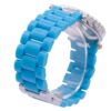 Montre pour Femme Plastique Bracelet Bleu CHTIME