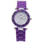 Magnifique Montre Femme Plastique Violet CHTIME