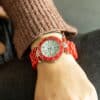 Montre Femme Tendance Plastique Rouge CHTIME