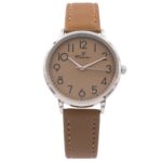 Elégante Montre Femme Marron CHTIME