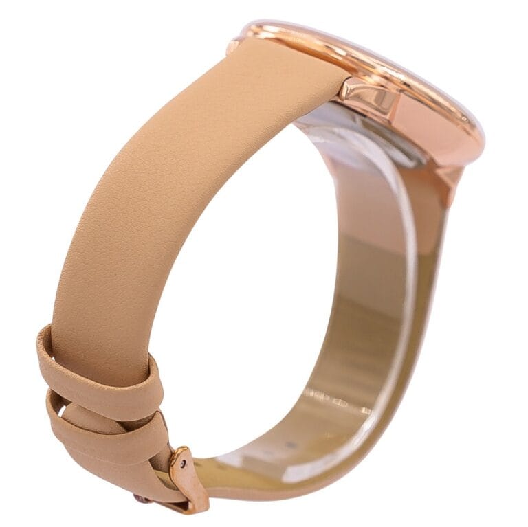 Très Jolie Montre Femme Beige Rose CHTIME
