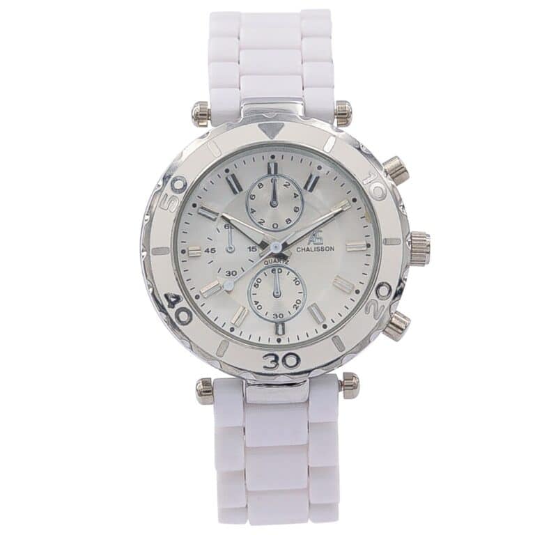 Montre Femme Matière Plastique Blanc CHTIME