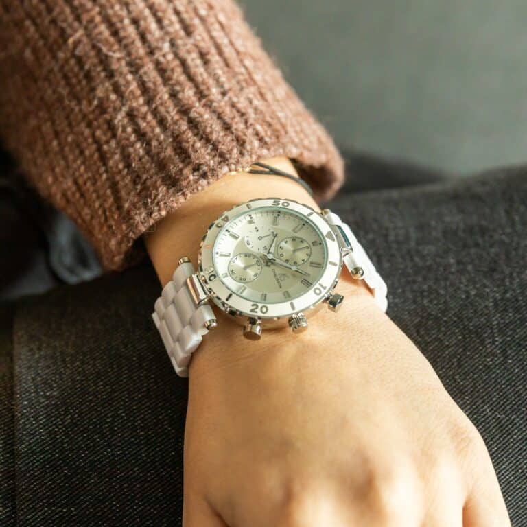 Montre Femme Matière Plastique Blanc CHTIME