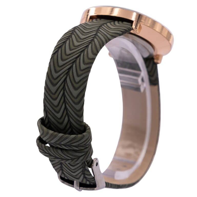 Magnifique Montre Femme Gris Vert CHTIME