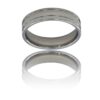 Bague Anneau Fashion Homme Acier Argenté