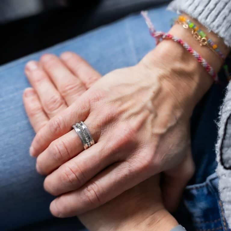 Bague Originale pour Femme Acier Ornée Zirconium