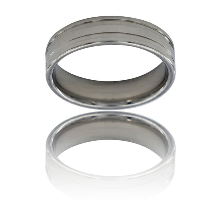 Sublime Bague Anneau Homme Acier Argenté