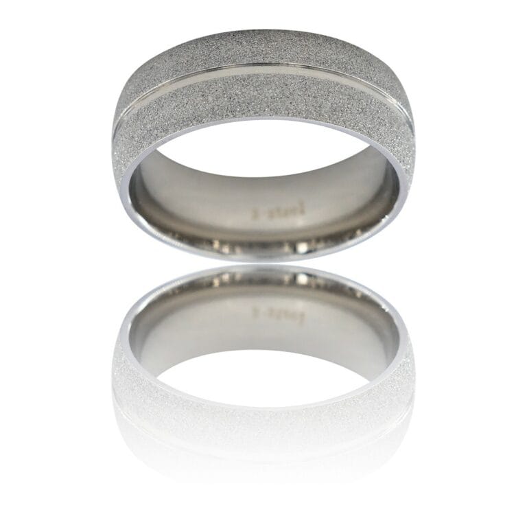 Elégante Bague Femme Acier