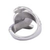 Bague Tendance Femme Acier Ornée Zirconium
