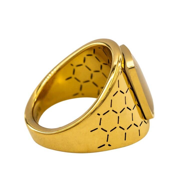 Bague pour Femme en Acier Doré