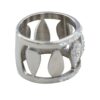 Bague Fashion pour Femme Acier Ornée Zirconium