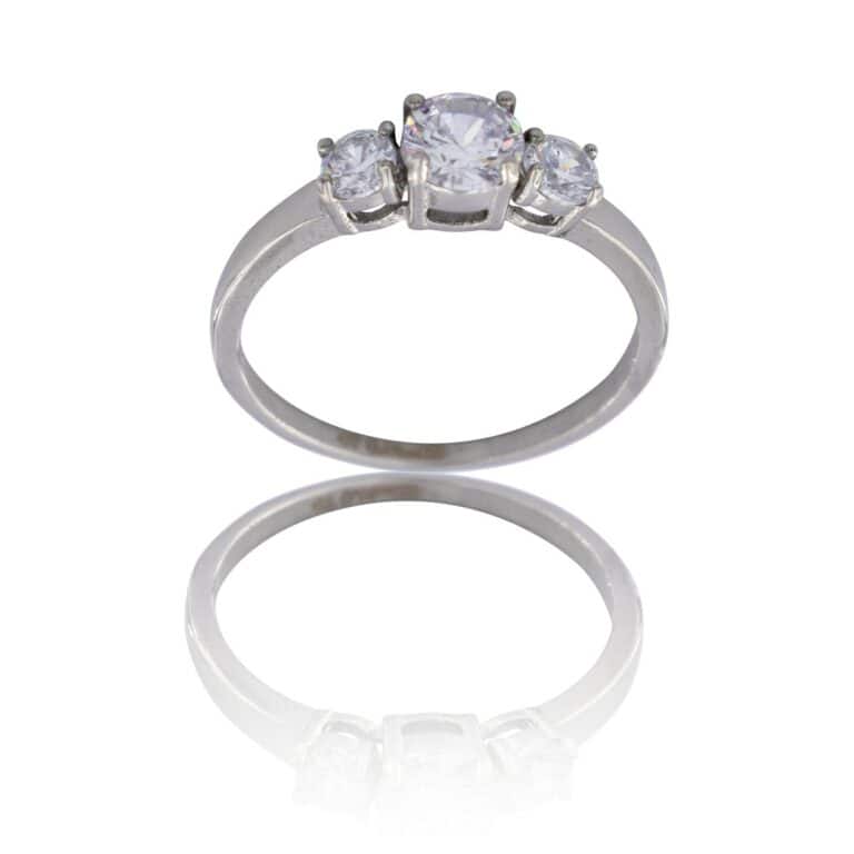 Très Jolie Bague pour Femme en Métal Ornée avec Zirconium