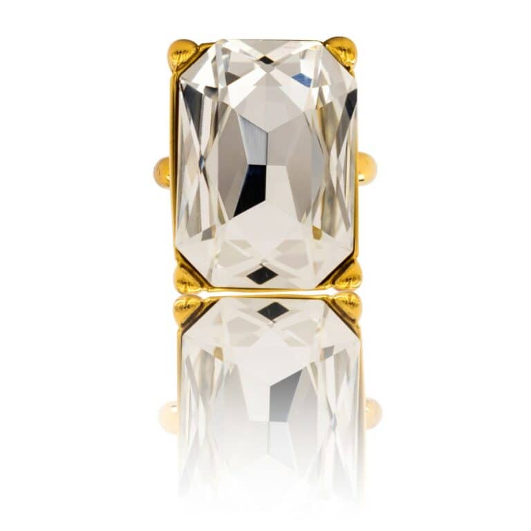 Bague de Femme en Métal Ornée avec Zirconium