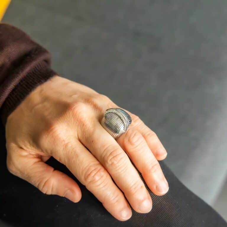 Bague pour Femme Métal Ornée avec Zirconium