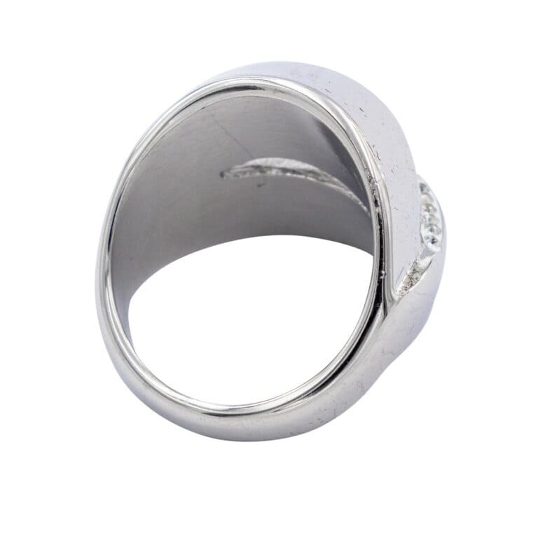 Magnifique Bague Femme Métal Ornée avec Zirconium