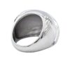 Bague Tendance Femme Métal Ornée avec Zirconium