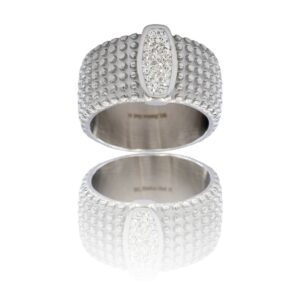 Bague pour Femme Métal Ornée avec Zirconium