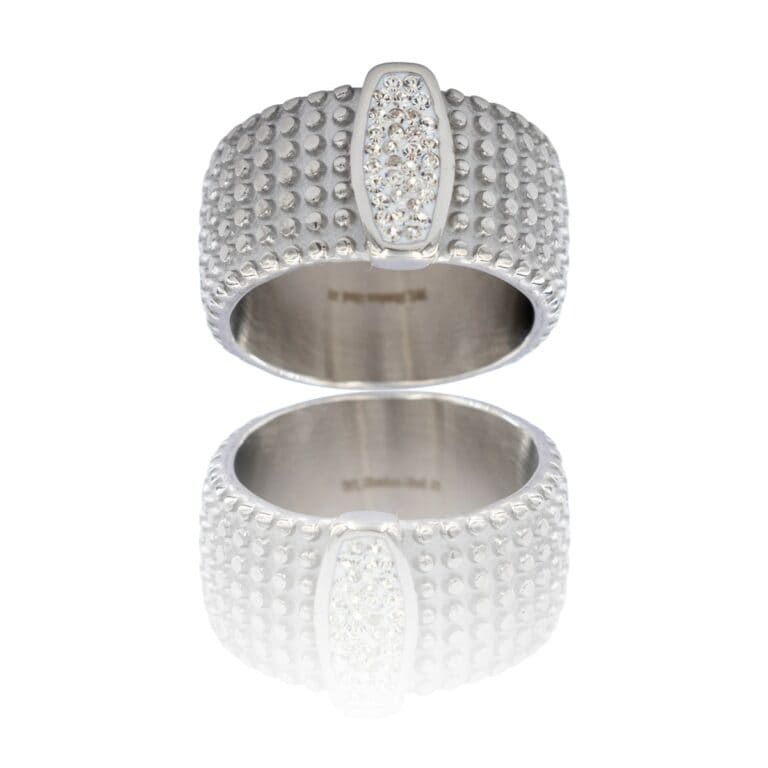 Bague pour Femme Métal Ornée avec Zirconium