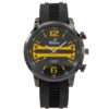 Belle Montre Homme Bracelet Silicone Noir CHTIME