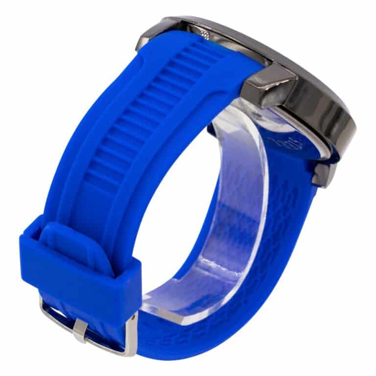 Montre Homme avec Bracelet Silicone Bleu CHTIME