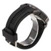 Votre Montre Homme Bracelet Silicone Noir CHTIME