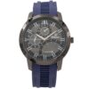 Montre d Homme Bracelet Silicone Bleu CHTIME