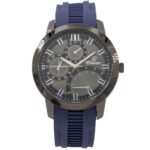 Montre d Homme Bracelet Silicone Bleu CHTIME